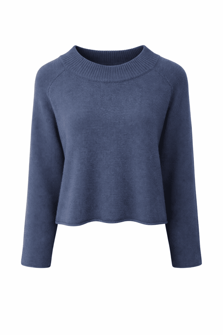 BOXY SWEATER | COL=DENIM