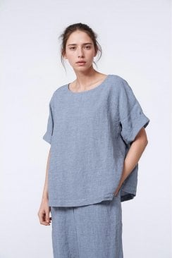 PURE LINEN BLOUSE