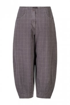 WINDOWPANE CHECK TROUSERS