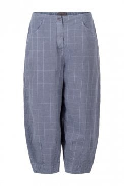 WINDOWPANE CHECK TROUSERS